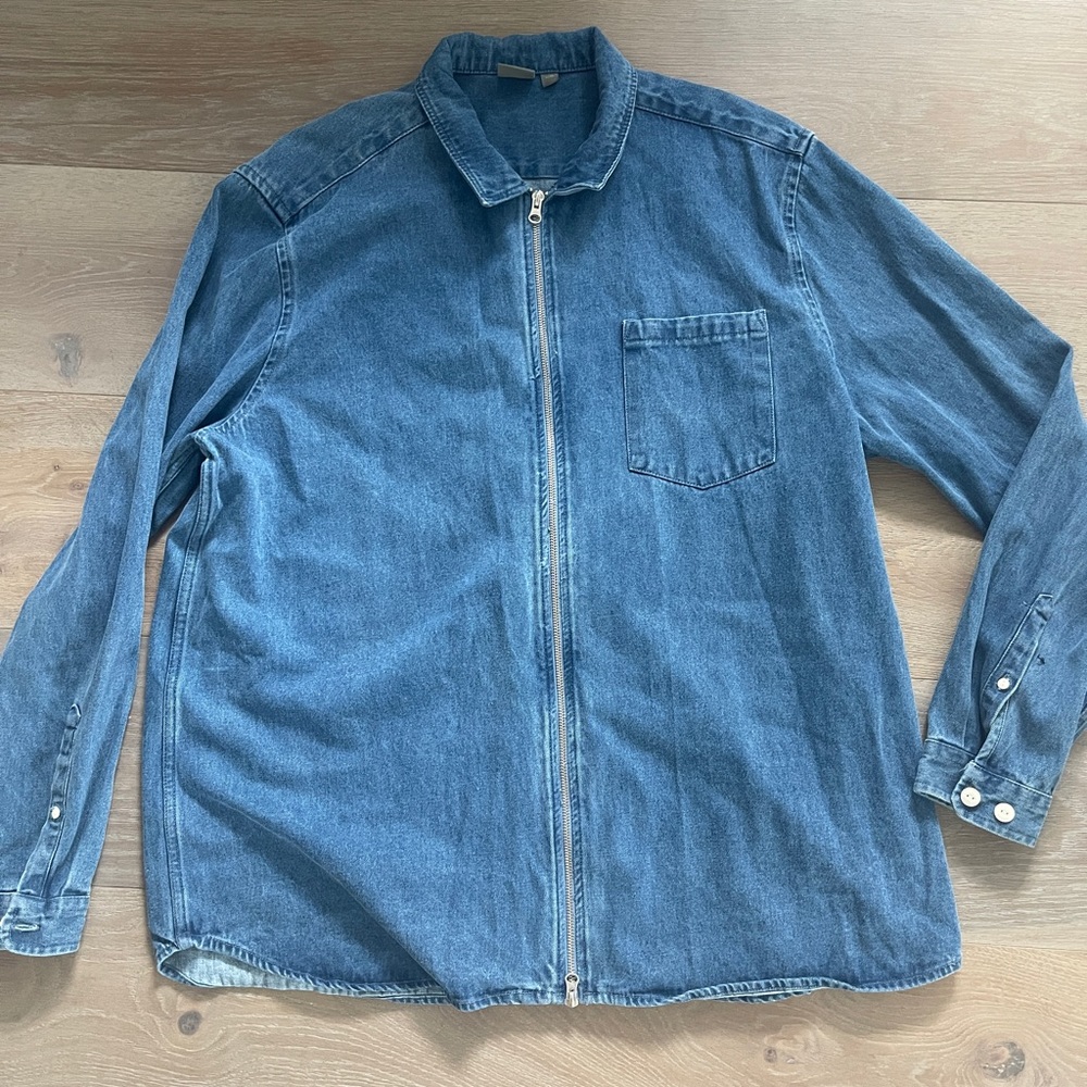 ASOS Men’s Denim zip up chambray